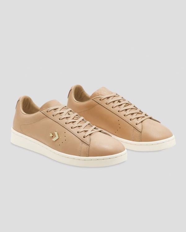 Tenis Bajos Converse Pro Cuero Horween Kaki | CV-821DPS