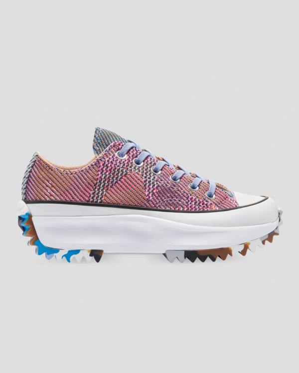 Tenis Bajos Converse Run Star Hike Knit Print Naranjas Rosas | CV-267EKP