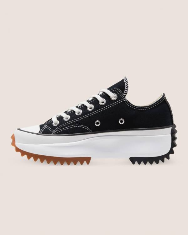 Tenis Bajos Converse Run Star Hike Lona Negros | CV-608GAN