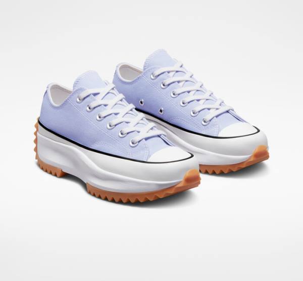 Tenis Bajos Converse Run Star Hike Plataforma Seasonal Color Azules Blancos Negros | CV-419OAM