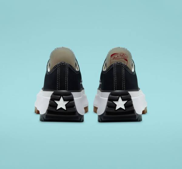 Tenis Bajos Converse Run Star Hike Plataforma Negros Blancos | CV-931FKU