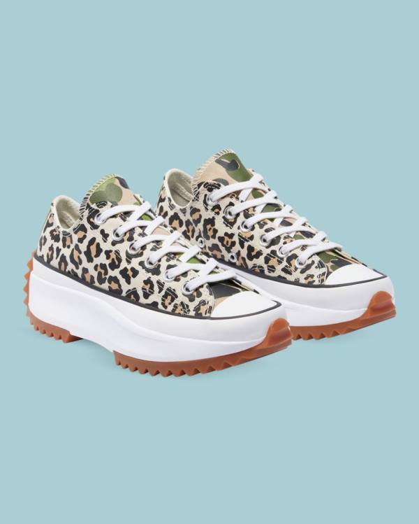 Tenis Bajos Converse Run Star Hike Wild Archive Leopardo | CV-732ZIF