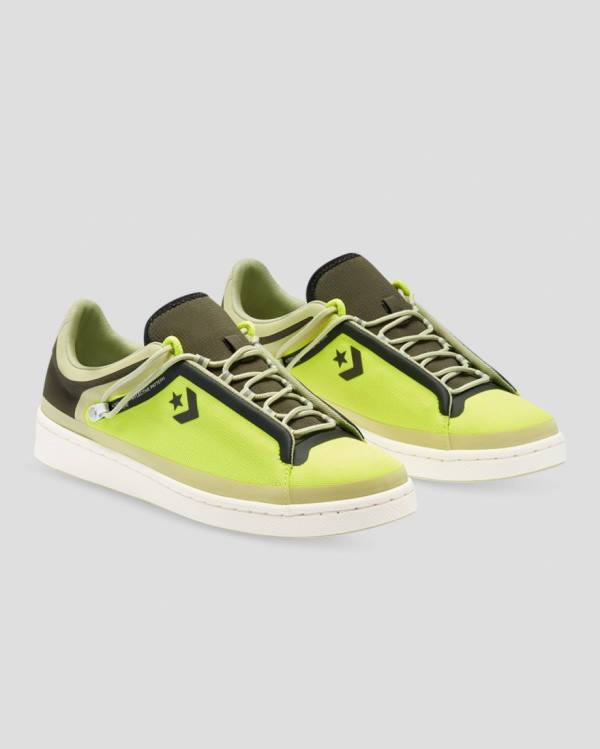 Tenis Bajos Converse Seam Tape Pro Cuero Verdes | CV-243ZXT