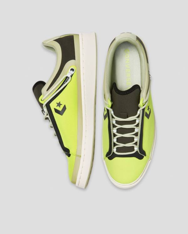 Tenis Bajos Converse Seam Tape Pro Cuero Verdes | CV-243ZXT