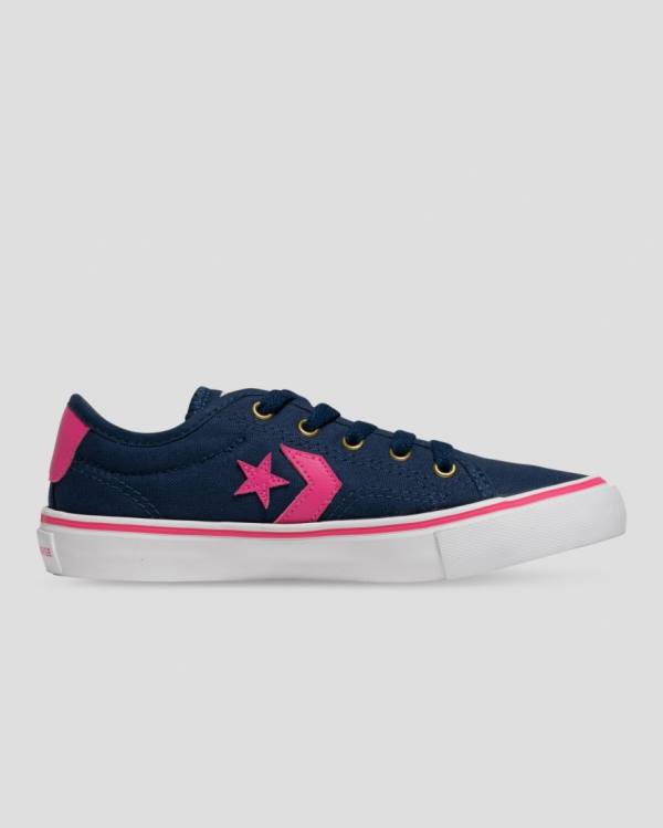 Tenis Bajos Converse Star Replay Azules Rosas | CV-643XPS