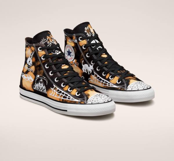 Tenis Skate Converse CONS Chuck Taylor All Star Pro Sean Pablo Negros Blancos | CV-387MHQ