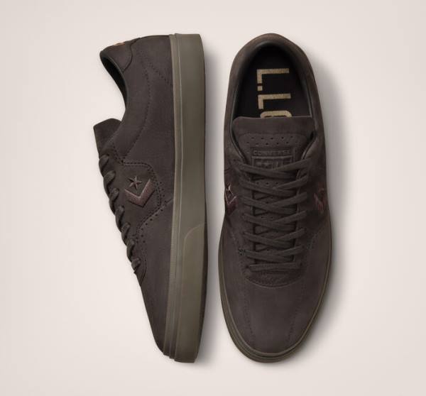 Tenis Skate Converse CONS Louie Lopez Pro Nubuck Cuero Cafes Negros Marrom | CV-701MWX