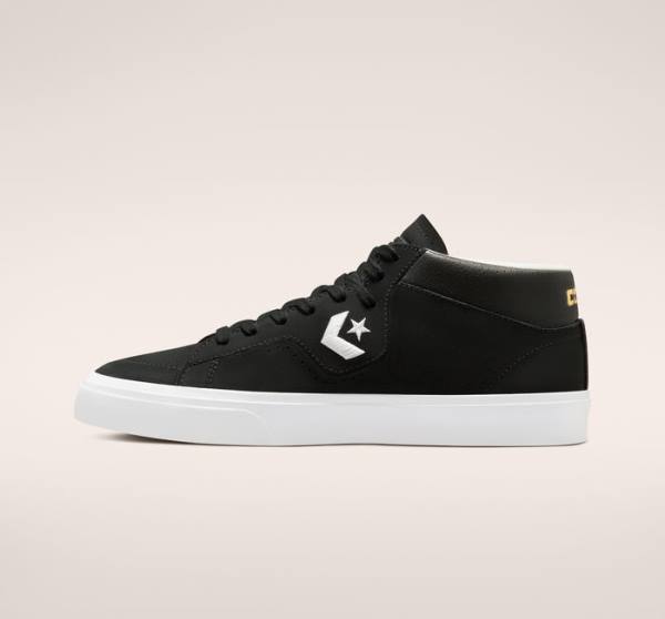 Tenis Skate Converse CONS Louie Lopez Pro Mid Negros Blancos | CV-730CNU