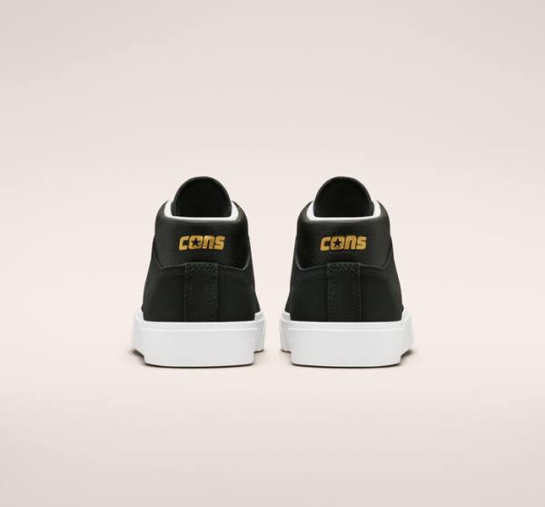 Tenis Skate Converse CONS Louie Lopez Pro Mid Negros Blancos | CV-730CNU